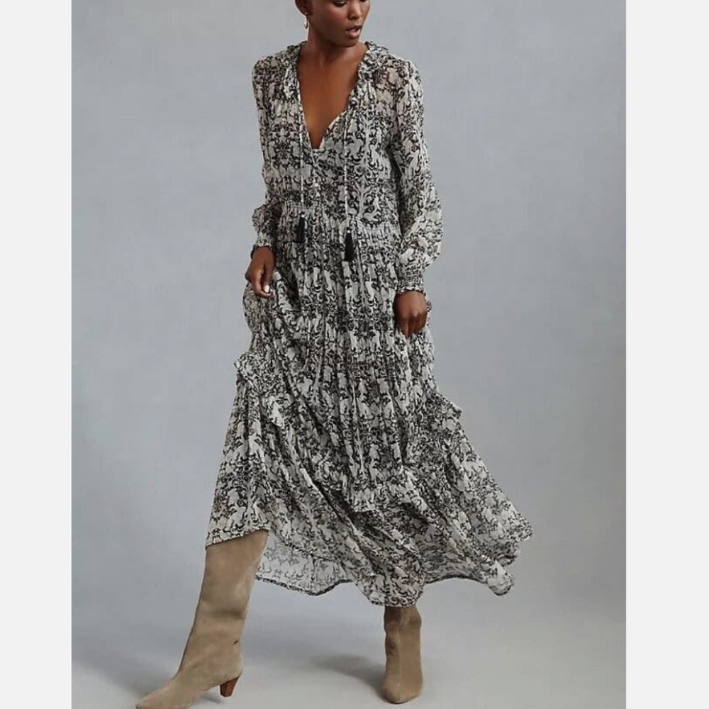 Marais Chiffon Maxi Dress